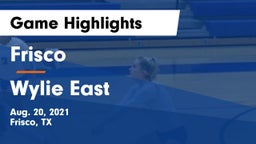 Frisco  vs Wylie East  Game Highlights - Aug. 20, 2021