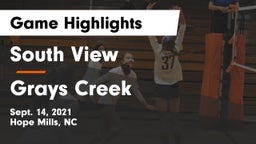 South View  vs Grays Creek  Game Highlights - Sept. 14, 2021