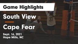 South View  vs Cape Fear  Game Highlights - Sept. 16, 2021