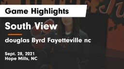 South View  vs douglas Byrd Fayetteville nc Game Highlights - Sept. 28, 2021