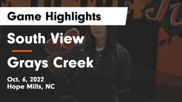 South View  vs Grays Creek  Game Highlights - Oct. 6, 2022