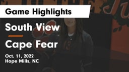 South View  vs Cape Fear  Game Highlights - Oct. 11, 2022