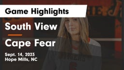 South View 	 vs Cape Fear  Game Highlights - Sept. 14, 2023