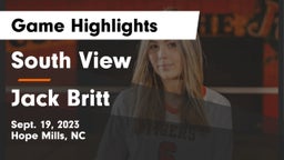 South View 	 vs Jack Britt  Game Highlights - Sept. 19, 2023