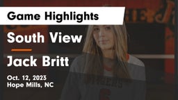 South View 	 vs Jack Britt  Game Highlights - Oct. 12, 2023