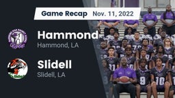 Recap: Hammond  vs. Slidell  2022