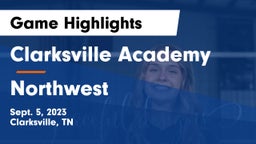 Clarksville Academy vs Northwest  Game Highlights - Sept. 5, 2023