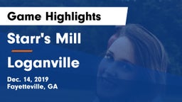 Starr's Mill  vs Loganville  Game Highlights - Dec. 14, 2019