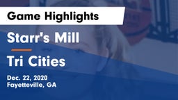 Starr's Mill  vs Tri Cities Game Highlights - Dec. 22, 2020
