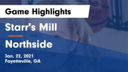 Starr's Mill  vs Northside Game Highlights - Jan. 22, 2021