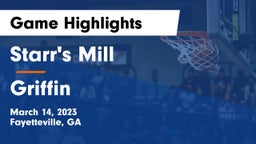 Starr's Mill  vs Griffin  Game Highlights - March 14, 2023