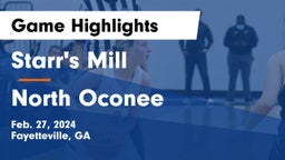 Starr's Mill  vs North Oconee  Game Highlights - Feb. 27, 2024