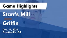 Starr's Mill  vs Griffin  Game Highlights - Dec. 14, 2020