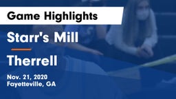 Starr's Mill  vs Therrell  Game Highlights - Nov. 21, 2020