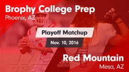 Matchup: Brophy College Prep vs. Red Mountain  2016