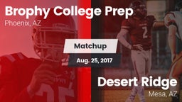 Matchup: Brophy College Prep vs. Desert Ridge  2017