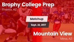 Matchup: Brophy College Prep vs. Mountain View  2017