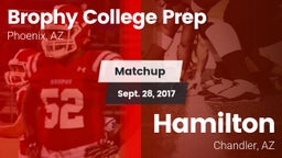 Matchup: Brophy College Prep vs. Hamilton  2017