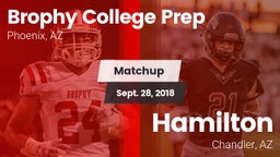 Matchup: Brophy College Prep vs. Hamilton  2018