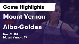 Mount Vernon  vs Alba-Golden  Game Highlights - Nov. 9, 2021
