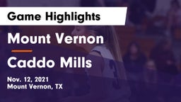 Mount Vernon  vs Caddo Mills  Game Highlights - Nov. 12, 2021