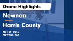 Newnan  vs Harris County  Game Highlights - Nov 29, 2016