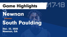 Newnan  vs South Paulding  Game Highlights - Dec. 22, 2020