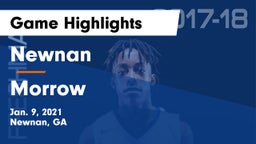 Newnan  vs Morrow  Game Highlights - Jan. 9, 2021