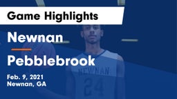 Newnan  vs Pebblebrook  Game Highlights - Feb. 9, 2021