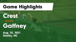 Crest  vs Gaffney  Game Highlights - Aug. 25, 2021