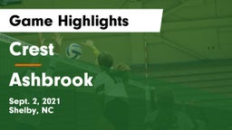 Crest  vs Ashbrook Game Highlights - Sept. 2, 2021