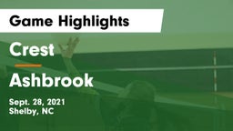 Crest  vs Ashbrook Game Highlights - Sept. 28, 2021
