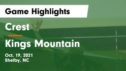 Crest  vs Kings Mountain  Game Highlights - Oct. 19, 2021