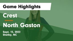 Crest  vs North Gaston Game Highlights - Sept. 15, 2022