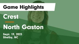 Crest  vs North Gaston Game Highlights - Sept. 19, 2023