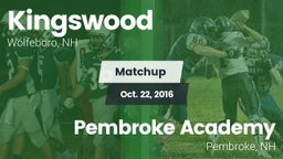 Matchup: Kingswood High vs. Pembroke Academy 2016