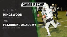 Recap: Kingswood  vs. Pembroke Academy 2016