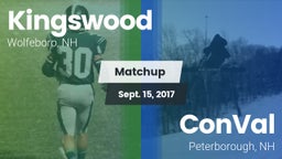 Matchup: Kingswood Knights vs. ConVal  2017