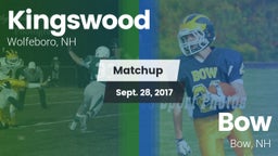 Matchup: Kingswood Knights vs. Bow  2017
