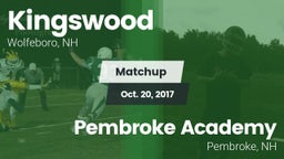 Matchup: Kingswood Knights vs. Pembroke Academy 2017