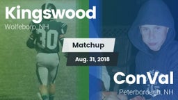 Matchup: Kingswood Knights vs. ConVal  2018