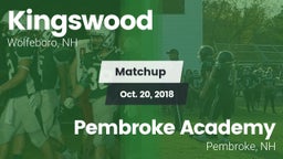 Matchup: Kingswood Knights vs. Pembroke Academy 2018