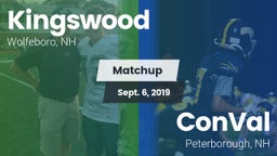 Matchup: Kingswood Knights vs. ConVal  2019