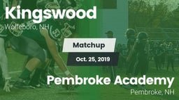 Matchup: Kingswood Knights vs. Pembroke Academy 2019