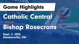 Catholic Central  vs Bishop Rosecrans  Game Highlights - Sept. 2, 2023