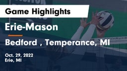 Erie-Mason  vs Bedford , Temperance, MI Game Highlights - Oct. 29, 2022