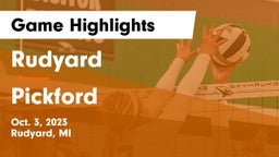 Rudyard  vs Pickford  Game Highlights - Oct. 3, 2023