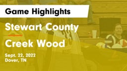 Stewart County  vs Creek Wood  Game Highlights - Sept. 22, 2022