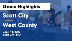Scott City  vs West County  Game Highlights - Sept. 10, 2022