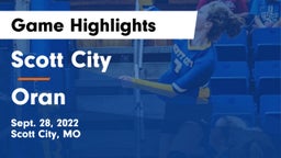 Scott City  vs Oran Game Highlights - Sept. 28, 2022
